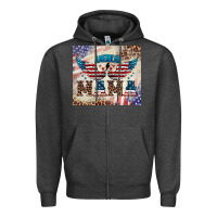 Charcoal Heather american mama Zipper Hoodie - BarkalooDesign