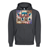Smoke american mama Zipper Hoodie - BarkalooDesign