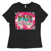 Black hair hustler with elements Ladies Tee - TumblerDesignByShophia