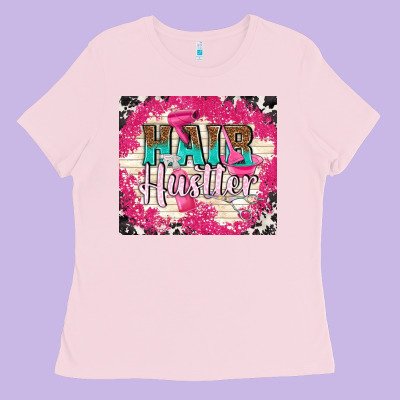Hair Hustler With Elements Ladies Tee Designed By Tumblerdesignbyshophia
