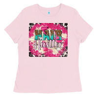Bubblegum Pink hair hustler with elements Ladies Tee - TumblerDesignByShophia
