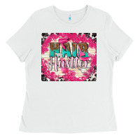 White hair hustler with elements Ladies Tee - TumblerDesignByShophia