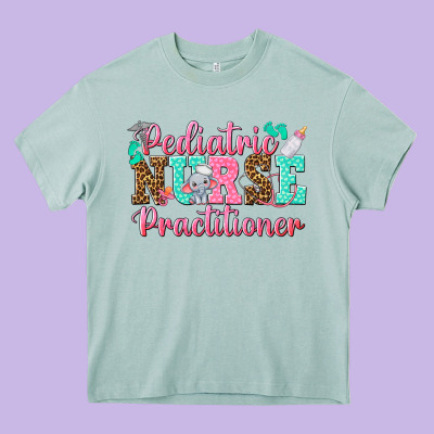 Pediatric Nurse Practitioner Heavy Core Tee Designed By Texasbilliewilder
