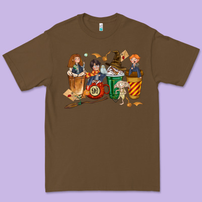 Wizards Coffee Cups Premium Tee Designed By Texasbilliewilder