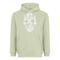 Matcha Matching Family French Bulldog Dog Skull Costume Halloween Heavyweight Hoodie - maiPhamDesign