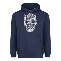 Matching Family French Bulldog Dog Skull Costume Halloween Heavyweight Hoodie | Teevron