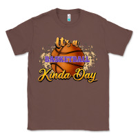 Chestnut It's a Basketball kinda day Classic Tee - HowdyJamesFarm