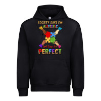 Black society says i'm autistic god says i'm perfect Urban Hoodie - JahusDesignShop