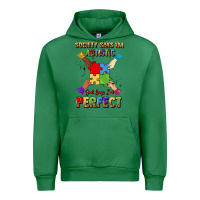 Emerald society says i'm autistic god says i'm perfect Urban Hoodie - JahusDesignShop