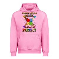 Fuchsia Pink society says i'm autistic god says i'm perfect Urban Hoodie - JahusDesignShop