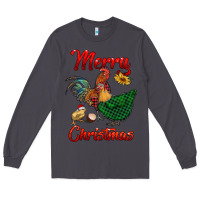 Smoke merry christmas chickens Long Sleeve Tee - RanaPortraitStore