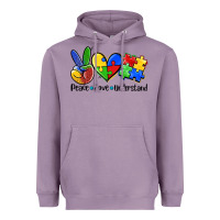 Lavender peace love  cure Heavyweight Hoodie - AdoDesignShop
