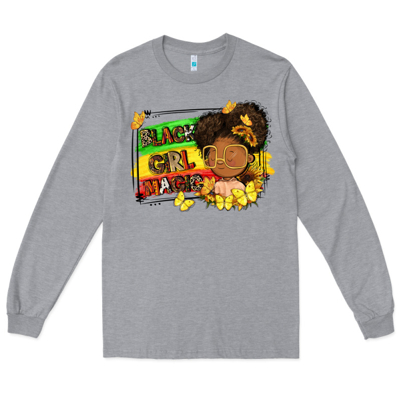 Black Girl Magic Long Sleeve Tee by FaDigitalArtStudio | Teevron