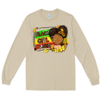 Mushroom black girl magic Long Sleeve Tee - FaDigitalArtStudio