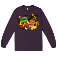 Plum black girl magic Long Sleeve Tee - FaDigitalArtStudio