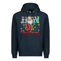 Navy How Dy Christmas Premium Hoodie - CowhideDigitalArt