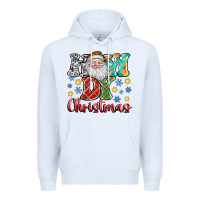 White How Dy Christmas Premium Hoodie - CowhideDigitalArt