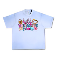 Grape Ice hello valentine Urban Heavy Tee - OliviaCreatesArt