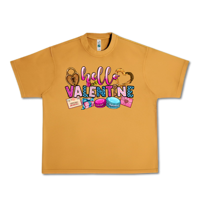 Hello Valentine Urban Heavy Tee by OliviaCreatesArt | Teevron