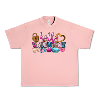 Salmon hello valentine Urban Heavy Tee - OliviaCreatesArt