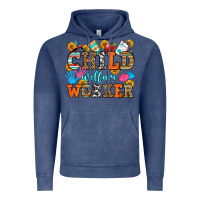 Vintage Denim child welfare worker Vintage Hoodie - OliviaCreatesArt