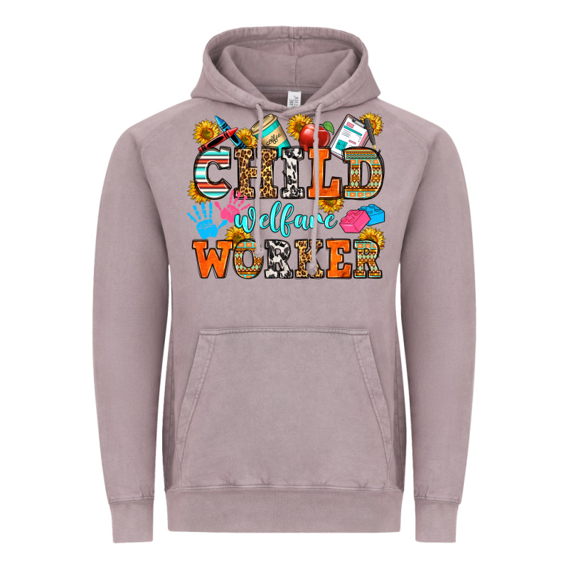 Child Welfare Worker Vintage Hoodie by OliviaCreatesArt | Teevron