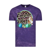 Cloud Purple Easter vibes Easter Day Vintage Tee - CowGirlArtShop