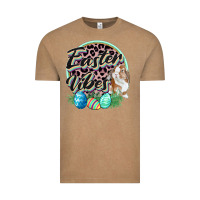 Vintage Coffee Easter vibes Easter Day Vintage Tee - CowGirlArtShop