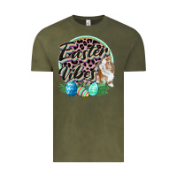 Vintage Olive Easter vibes Easter Day Vintage Tee - CowGirlArtShop