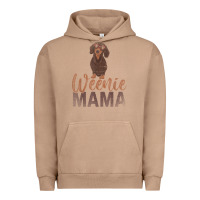 Pigment Burro Dog Lover Women Gift Weenie Mama Pet Mom Wiener Dachshund Urban Hoodie - maiPhamDesign