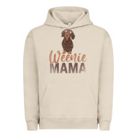 Pigment French Oak Dog Lover Women Gift Weenie Mama Pet Mom Wiener Dachshund Urban Hoodie - maiPhamDesign