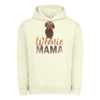 Pigment Pistachio Dog Lover Women Gift Weenie Mama Pet Mom Wiener Dachshund Urban Hoodie - maiPhamDesign