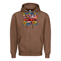 Chestnut 4th of july truck cow mousepad Zipper Hoodie - BarkalooDesign