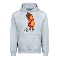 Heather Grey Funny Golfing Hot Dog Golf Gifts Shirts for Men Boys Golfer Urban Hoodie - maiPhamDesign
