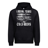 Black liberal tears and cold beers   funny political t shirt Urban Hoodie - maiPhamDesign