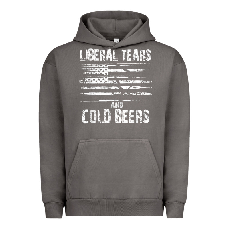 Liberal Tears And Cold Beers   Funny Political T Shirt Urban Hoodie by maiPhamDesign | Teevron