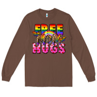 Chestnut Free Mom hugs Long Sleeve Tee - FaDigitalArtStudio