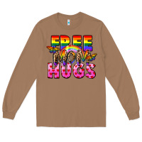 Toasted Coconut Free Mom hugs Long Sleeve Tee - FaDigitalArtStudio