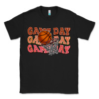 Black game day game day game day basketball Classic Tee - HowdyJamesFarm