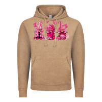 Vintage Coffee breast cancer gnomies Vintage Hoodie - FaDigitalArtStudio
