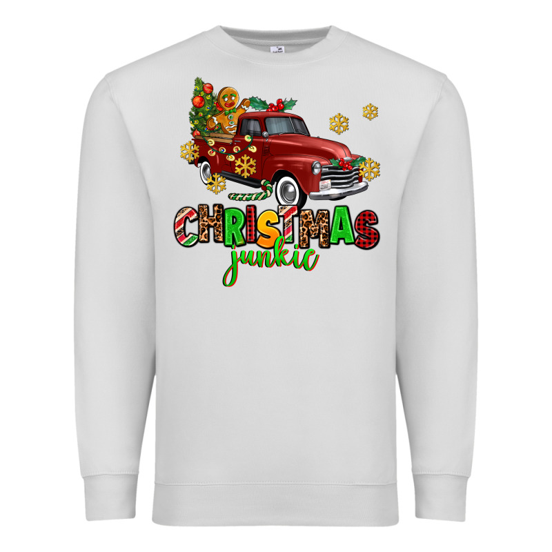 Christmas Junkie Premium Sweatshirt by AdoDesignShop | Teevron