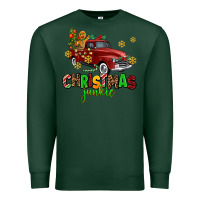 Sports Green christmas junkie Premium Sweatshirt - AdoDesignShop