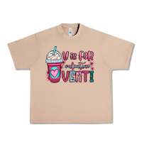 Burro v is for valentine venti coffee cup Urban Heavy Tee - OliviaCreatesArt