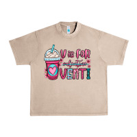 French Oak v is for valentine venti coffee cup Urban Heavy Tee - OliviaCreatesArt