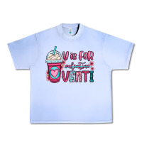 Grape Ice v is for valentine venti coffee cup Urban Heavy Tee - OliviaCreatesArt