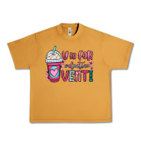 Peanut Butter v is for valentine venti coffee cup Urban Heavy Tee - OliviaCreatesArt