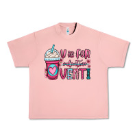 Salmon v is for valentine venti coffee cup Urban Heavy Tee - OliviaCreatesArt