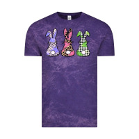 Cloud Purple Easter bunnies Vintage Tee - CowGirlArtShop