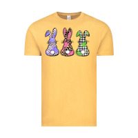Vintage Mustard Easter bunnies Vintage Tee - CowGirlArtShop