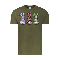 Vintage Olive Easter bunnies Vintage Tee - CowGirlArtShop